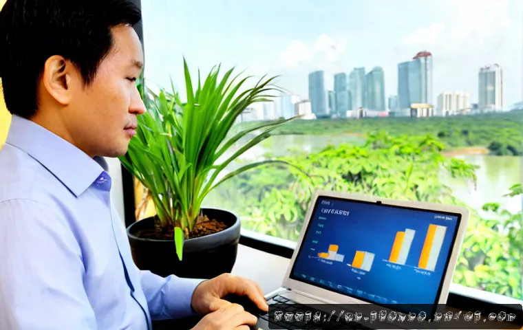 Home 30 포트폴리오 수익률 개선을 위한 팁 - Photorealistic Vietnamese investor reviewing a diversified investment portfolio at a clean home offi...